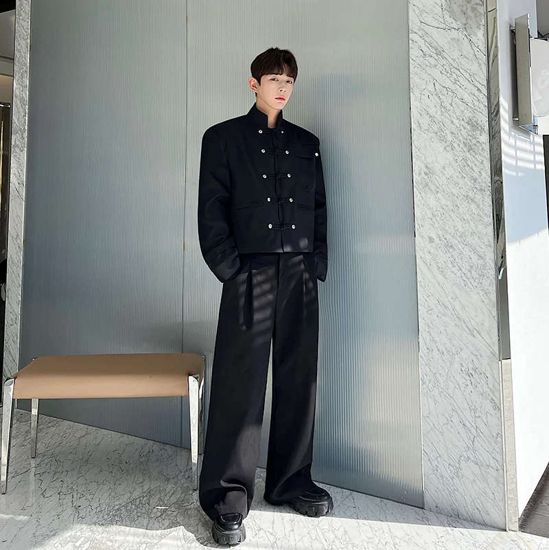 Spring 2023 Men's ort Suit Jaet New Arrival Patchwork Design Button up Hair St Sle Casual Long Sve Loose Fit
Spring 2023 Men's ort Suit Jaet New Arrival Patchwork Design Button up Hair St Sle Casual Long Sve Loose Fit