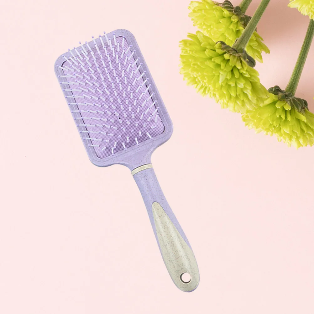 Расческа с веслом, пшеничная солома, светло-фиолетовая расческа для распутывания кожи головы для вьющихся массажных расчесок, стимулирующая кровообращение
Расческа с веслом, пшеничная солома, светло-фиолетовая расческа для распутывания кожи головы для вьющихся массажных расчесок, стимулирующая кровообращение