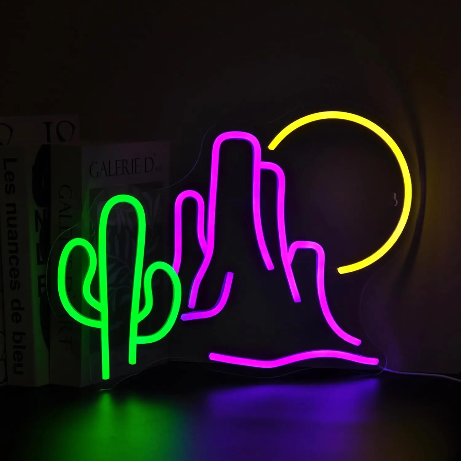 Cactus Mountain Neon Sign Dimmable Energy-efficient Night light for Bar Bedroom Man Cave Decor Party Wall Neon Decor Art Gifts
Cactus Mountain Neon Sign Dimmable Energy-efficient Night light for Bar Bedroom Man Cave Decor Party Wall Neon Decor Art Gifts