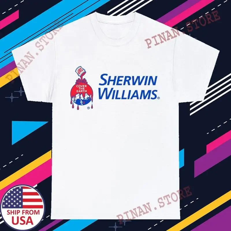 Sherwin Williams Paints Men'S White Grey Size S 5Xl T shirt
Sherwin Williams Paints Men'S White Grey Size S 5Xl T shirt