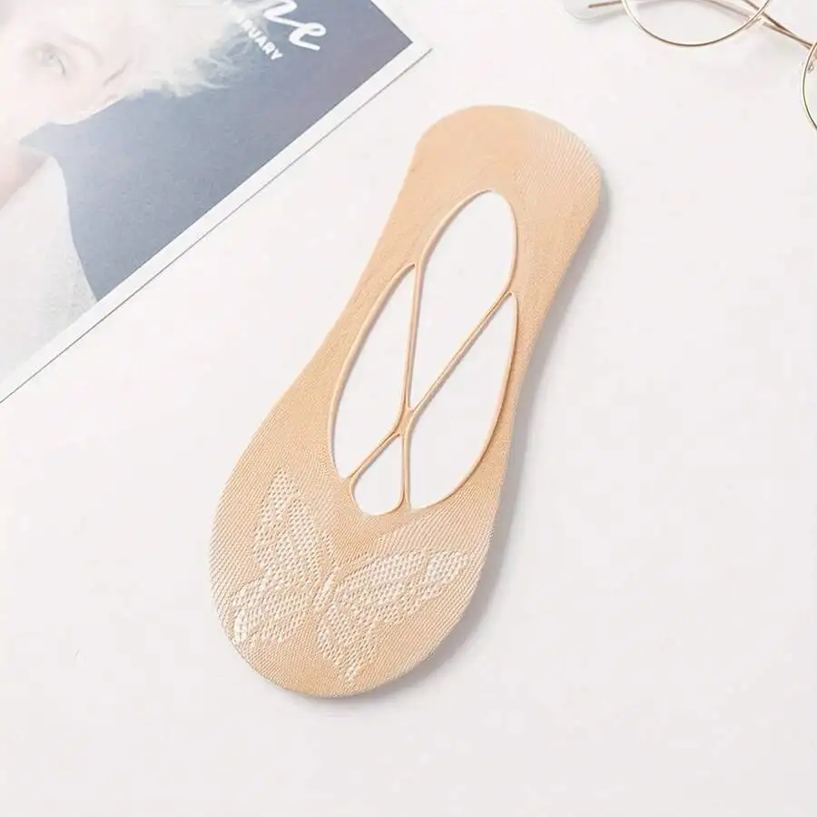 5 Pairs Butterfly Pattern Invisible Low-Cut Socks For Women Anti-Slip Round Toe
5 Pairs Butterfly Pattern Invisible Low-Cut Socks For Women Anti-Slip Round Toe