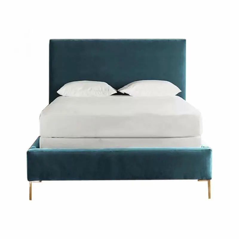 Stainless steel foot double bed simple 1.5 * 1.8 meters flannel bed
Stainless steel foot double bed simple 1.5 * 1.8 meters flannel bed