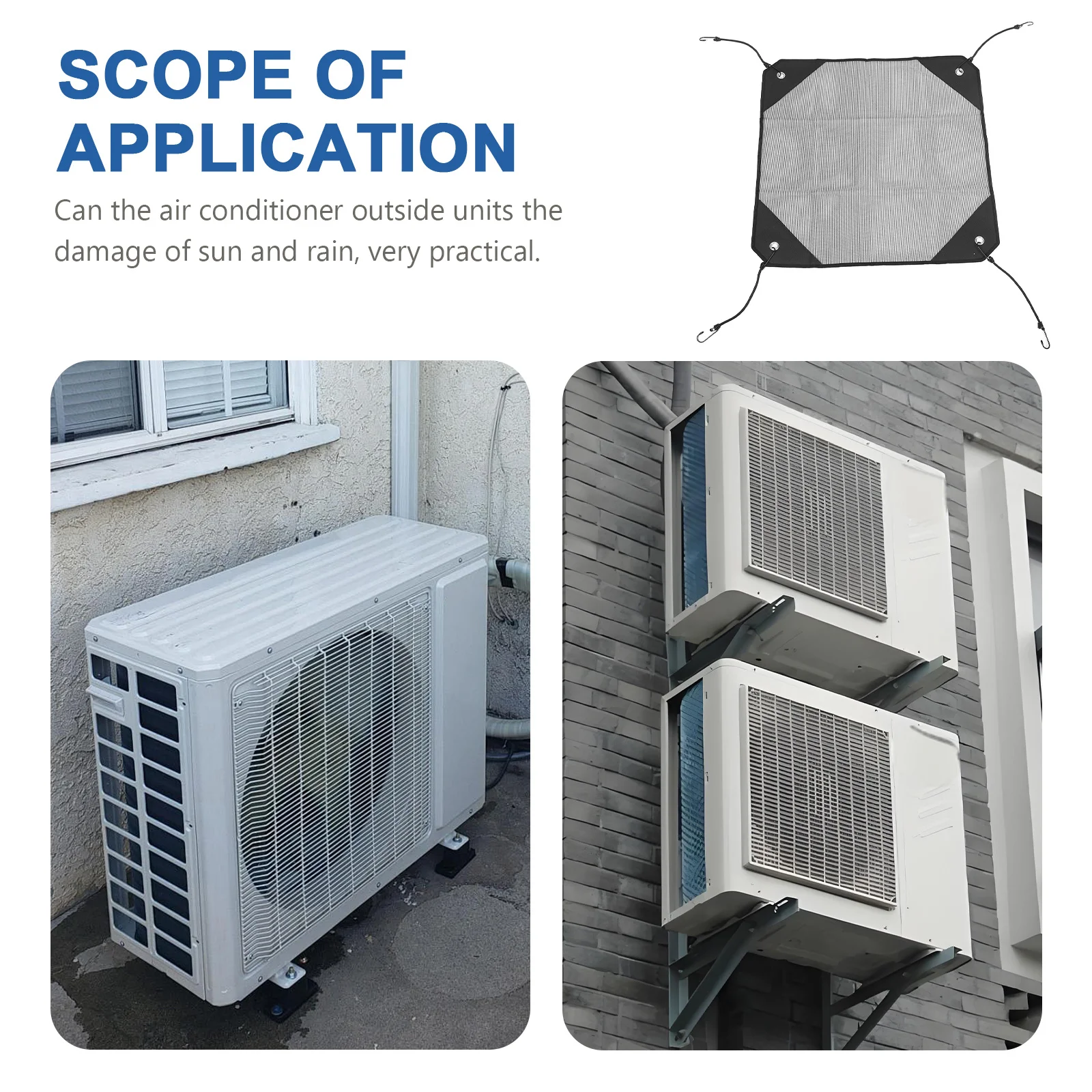 Air Conditioner Cover Outdoor Waterproof Heavy Duty Protector for Outside Unit Uv Resistant Dust Rain Snow Protection Cover
Air Conditioner Cover Outdoor Waterproof Heavy Duty Protector for Outside Unit Uv Resistant Dust Rain Snow Protection Cover