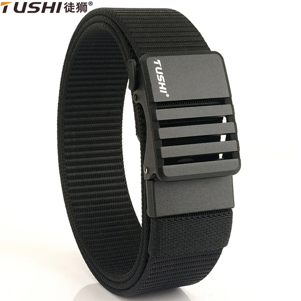 TUSHI New 38mm wide Automatic Buckle Military Belt for Men Real Nylon Tactical Belt Non Slip Hiking Hunting Belt Male large size
TUSHI New 38mm wide Automatic Buckle Military Belt for Men Real Nylon Tactical Belt Non Slip Hiking Hunting Belt Male large size