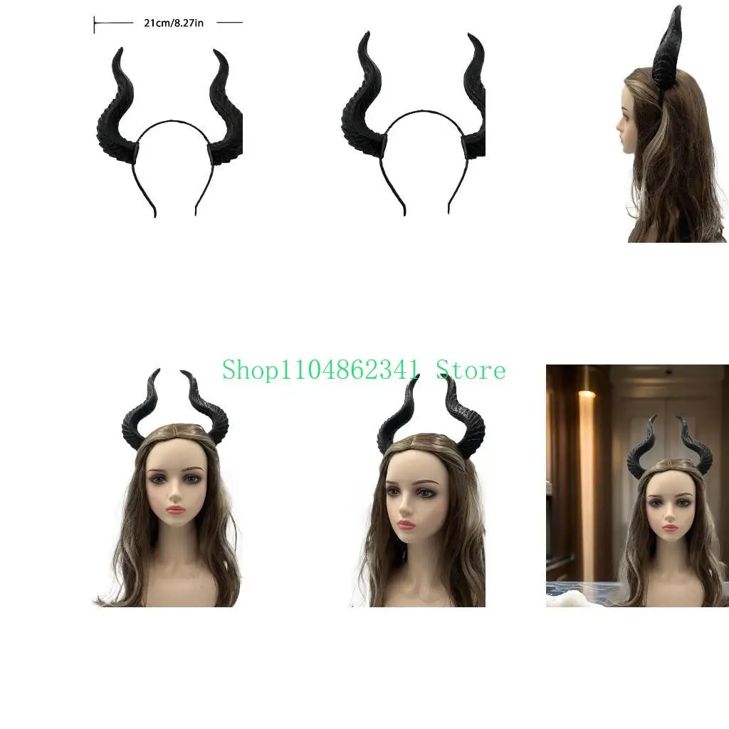 5asd Reindeer Hairhoop Realistic Devil Horn Headbands Masquerades Party Hairbands
5asd Reindeer Hairhoop Realistic Devil Horn Headbands Masquerades Party Hairbands