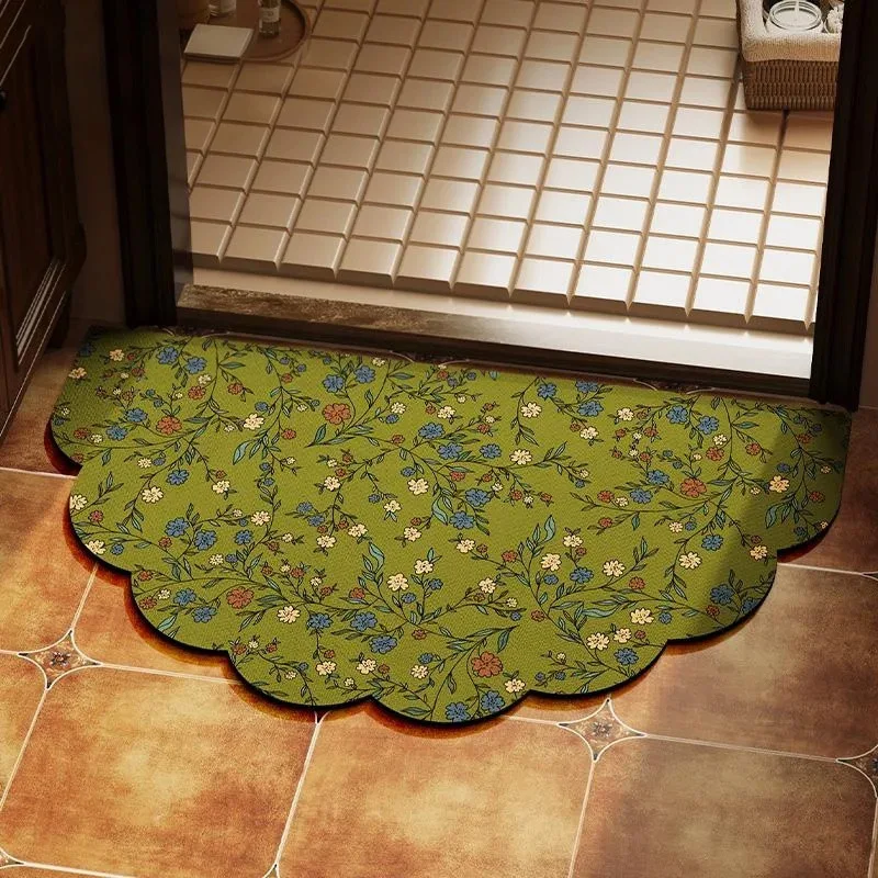 Green Diatomite Floral Bath Mat Non-Slip Quick Dry Super Absorbent Shower Mat Washable Bathroom Mat
Green Diatomite Floral Bath Mat Non-Slip Quick Dry Super Absorbent Shower Mat Washable Bathroom Mat