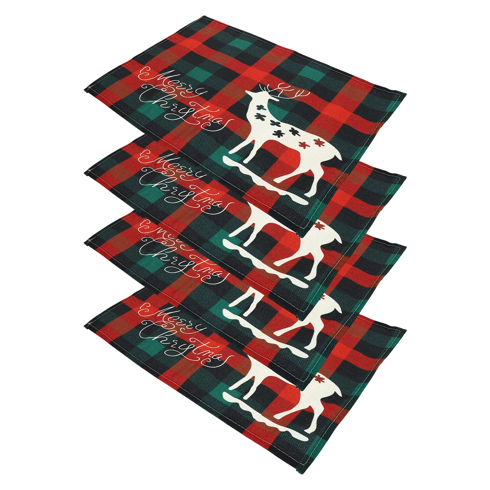 4pcs Christmas Themed Placemats Creative Table Mats For Holiday Home Wedding Decoration Reusable Design Festive Table
4pcs Christmas Themed Placemats Creative Table Mats For Holiday Home Wedding Decoration Reusable Design Festive Table