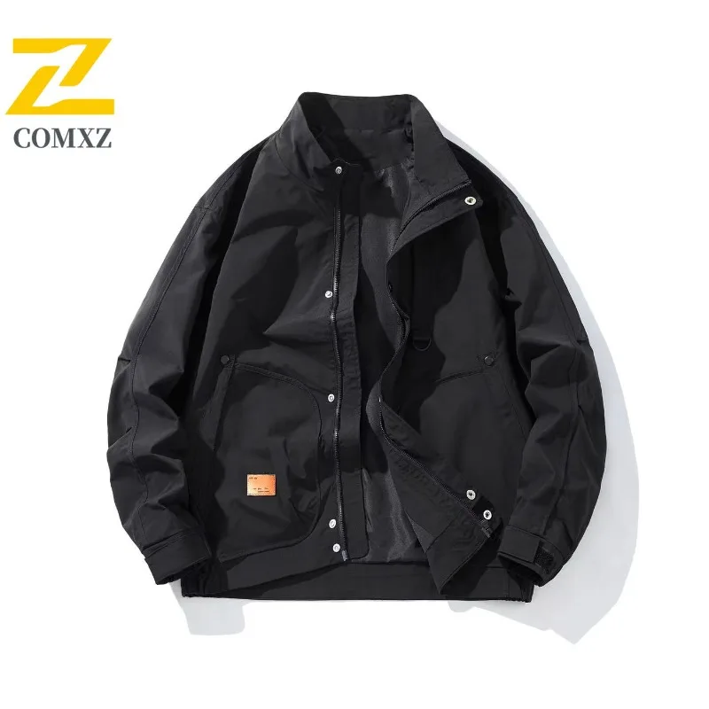EiAO Jacket Men's Oversized Workwear Waterproof Windproof Loose Streetwear Coat with Multi-Pockets for Hiking Camping Fishing
EiAO Jacket Men's Oversized Workwear Waterproof Windproof Loose Streetwear Coat with Multi-Pockets for Hiking Camping Fishing