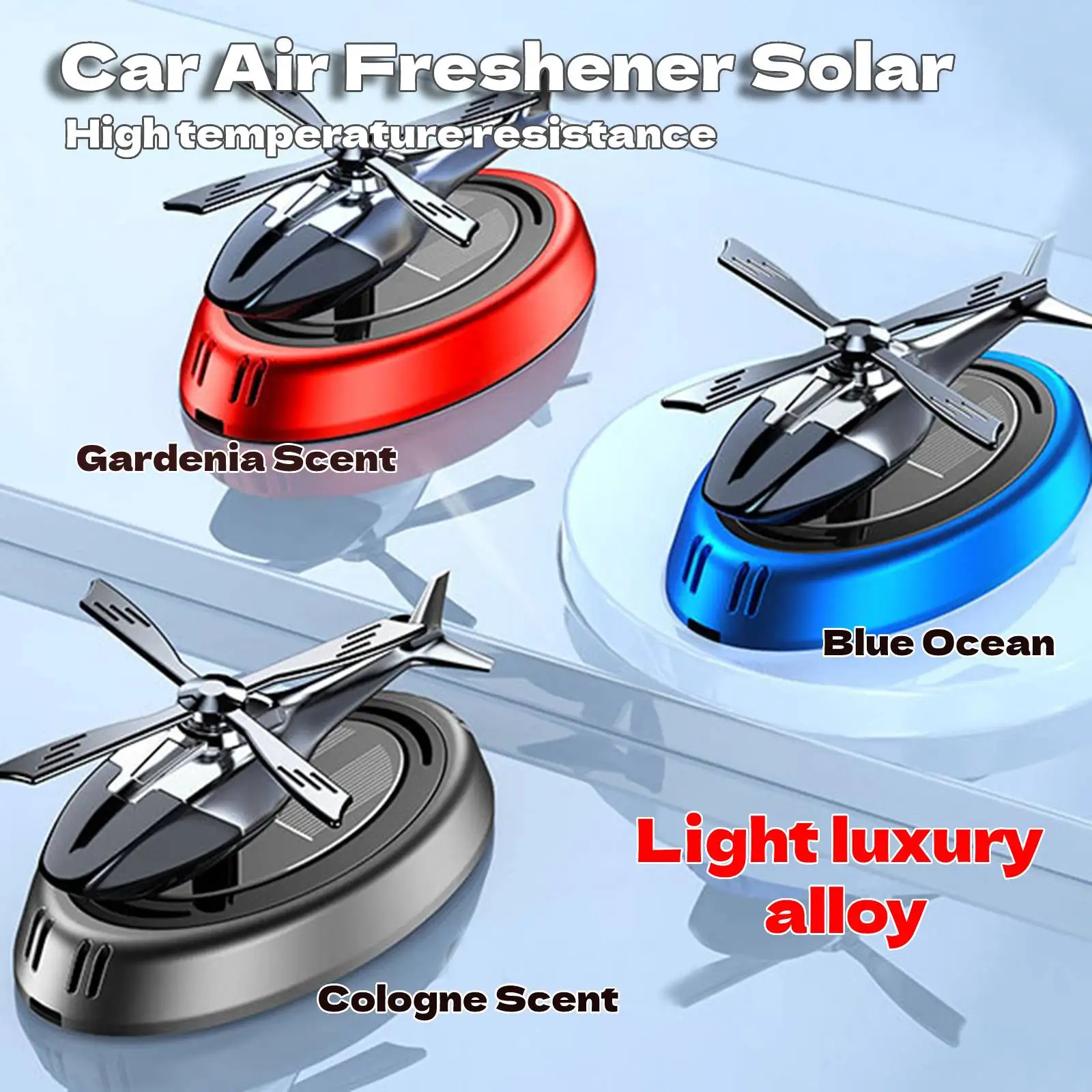 Solar Helicopter Car Air Freshener with Rotating Decor Car Fragrance Mute,Auto Aroma Diffuser for Interior/Office Gift Alloy+ABS
Solar Helicopter Car Air Freshener with Rotating Decor Car Fragrance Mute,Auto Aroma Diffuser for Interior/Office Gift Alloy+ABS