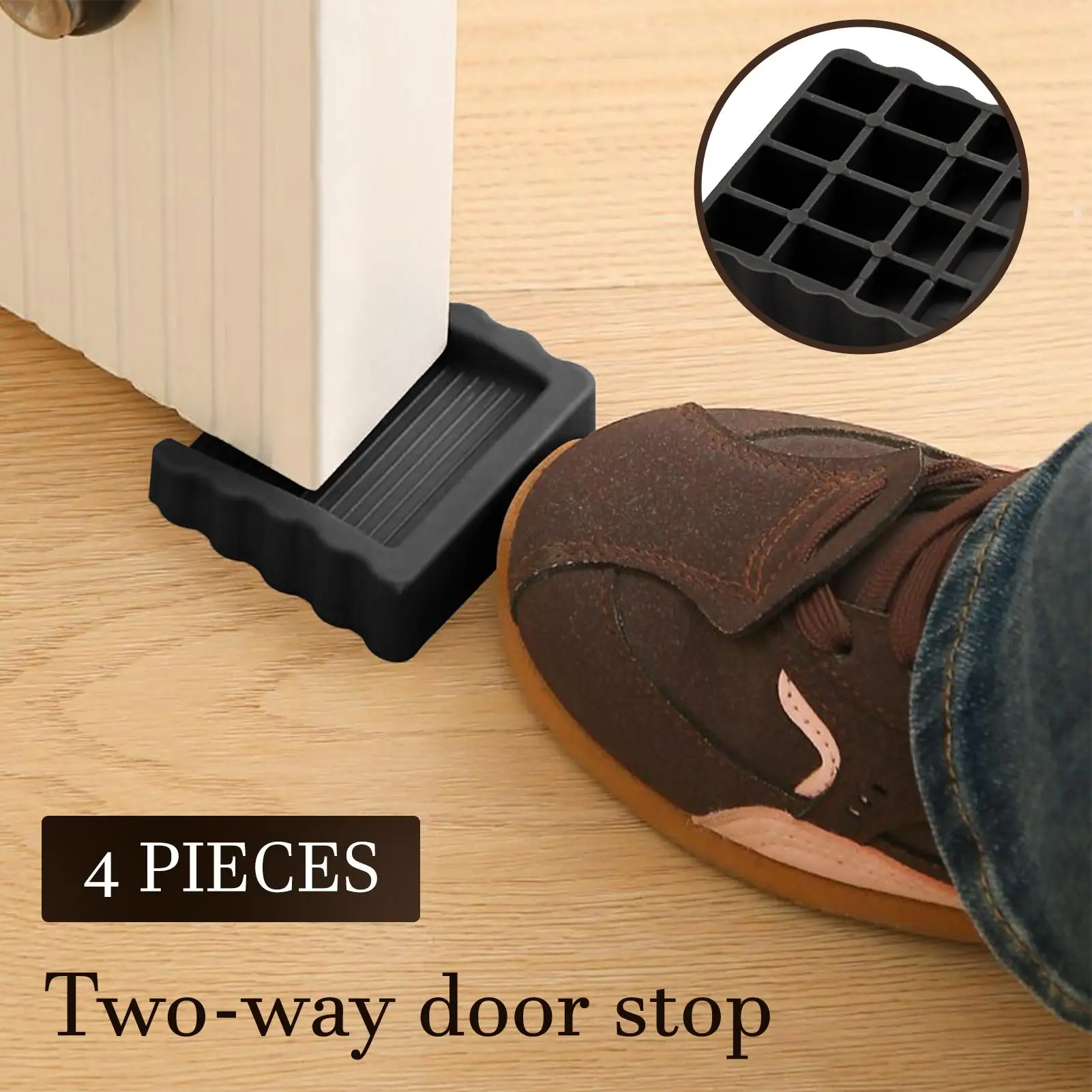 4pc Creative Windproof Door Stopper Safety Door Stopper Anti-collision Mense Anti-pinch and Anti-collision Household Door Holder
4pc Creative Windproof Door Stopper Safety Door Stopper Anti-collision Mense Anti-pinch and Anti-collision Household Door Holder