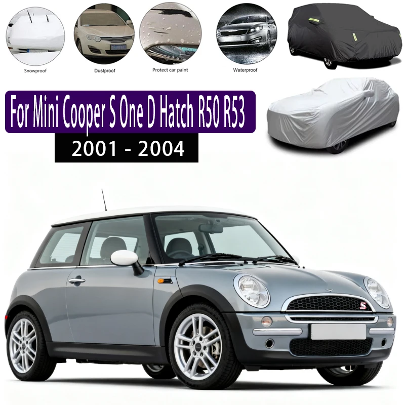 For Mini Cooper S One D Hatch R50 R53 Outdoor Protection Full Car Covers Snow Cover Sunshade Waterproof Dustproof Exterior
For Mini Cooper S One D Hatch R50 R53 Outdoor Protection Full Car Covers Snow Cover Sunshade Waterproof Dustproof Exterior