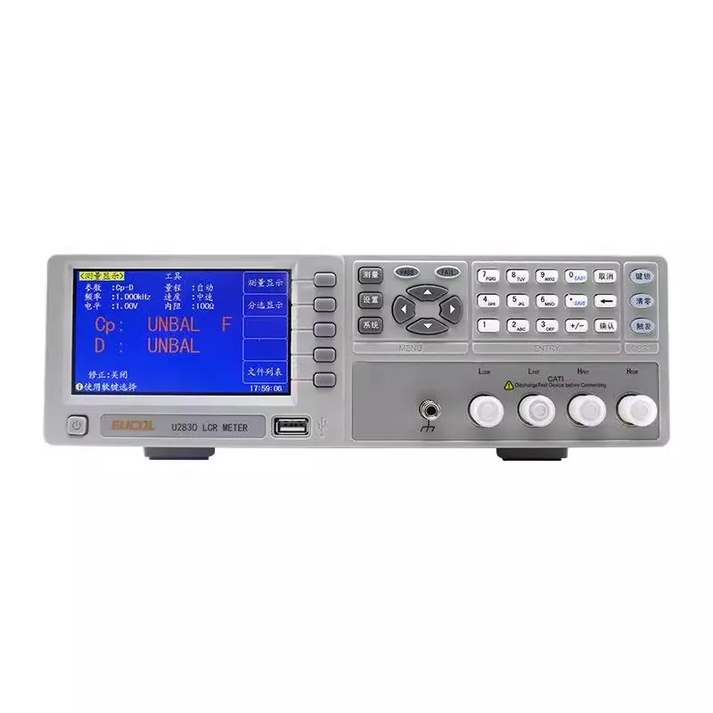 Eucol U2837C LCR Meter with100kHz frequency 16 typical frequency points ,Basic Accuracy:0.05%
Eucol U2837C LCR Meter with100kHz frequency 16 typical frequency points ,Basic Accuracy:0.05%