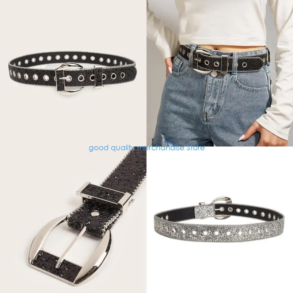 Y5JD Мерцающий ремень из искусственной кожи с регулируемой пряжкой для женщин и девочек, декоративный ремень для юбки
Y5JD Мерцающий ремень из искусственной кожи с регулируемой пряжкой для женщин и девочек, декоративный ремень для юбки
