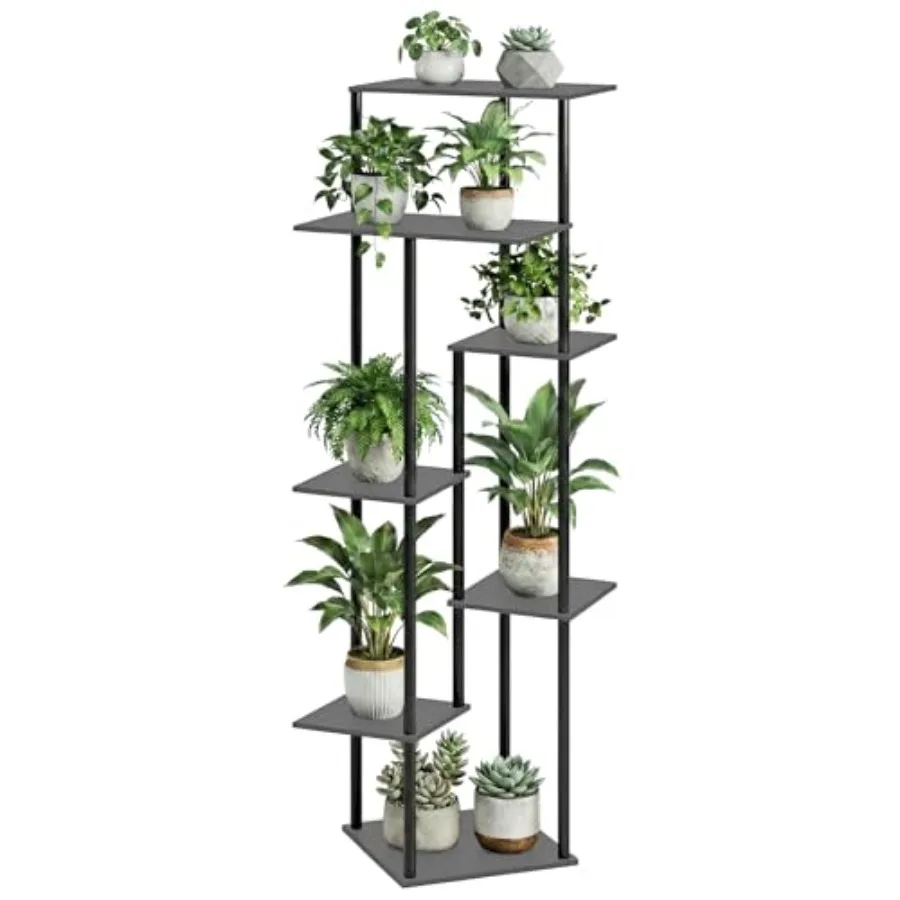 Tall Plant Stand Indoor 7-Tier Metal Wood Plant Shelf for Multiple Flower Pots Corner Flower Holders for Living Room Balcony Be
Tall Plant Stand Indoor 7-Tier Metal Wood Plant Shelf for Multiple Flower Pots Corner Flower Holders for Living Room Balcony Be