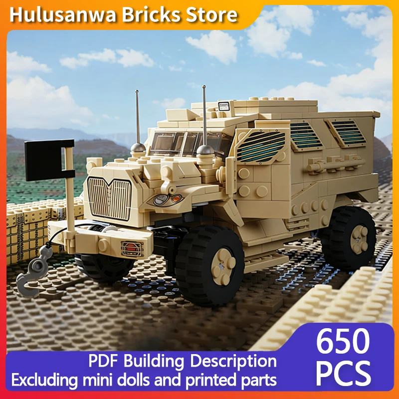Модель защитного транспортного средства M1224 (MOC) из строительных блоков, военная техника, модульная технология, подарки, праздничные наборы для сборки, детские игрушки
Модель защитного транспортного средства M1224 (MOC) из строительных блоков, военная техника, модульная технология, подарки, праздничные наборы для сборки, детские игрушки