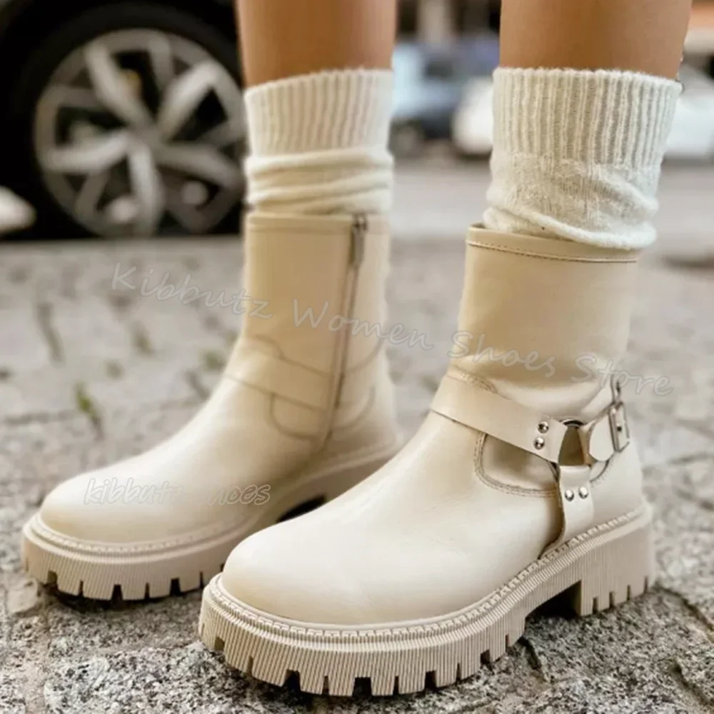 Metal Decor Chelsea Ankle Boots Platform Leather Elegant Fashion Concise Luxury Sexy Solid Color Back Zipper Women Shoes Newest
Metal Decor Chelsea Ankle Boots Platform Leather Elegant Fashion Concise Luxury Sexy Solid Color Back Zipper Women Shoes Newest