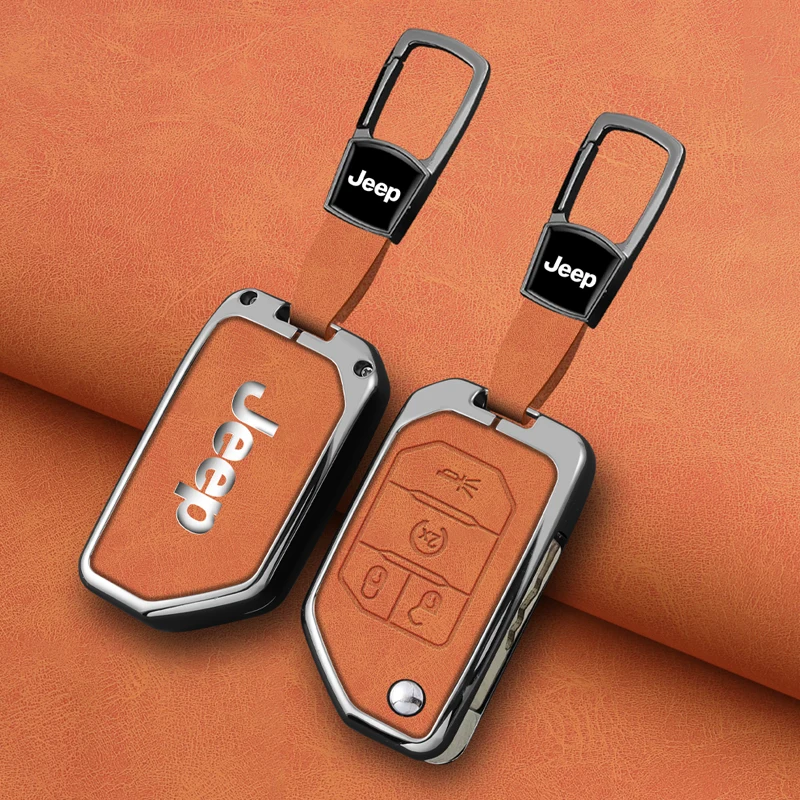 Zinc Alloy Leather 2 3 4 Buttons Car Key Case Cover For Jeep Gladiator JT Sahara JLU Wrangler JL Rubicon 2018 2019 Accessories
Zinc Alloy Leather 2 3 4 Buttons Car Key Case Cover For Jeep Gladiator JT Sahara JLU Wrangler JL Rubicon 2018 2019 Accessories