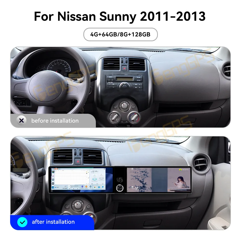 Двухэкранный автомобильный радиоприемник 12.3 дюйма с Android 13 и CarPlay для Nissan Sunny 2011-2013, сенсорный мультимедийный проигрыватель, навигационная головная система
Двухэкранный автомобильный радиоприемник 12.3 дюйма с Android 13 и CarPlay для Nissan Sunny 2011-2013, сенсорный мультимедийный проигрыватель, навигационная головная система