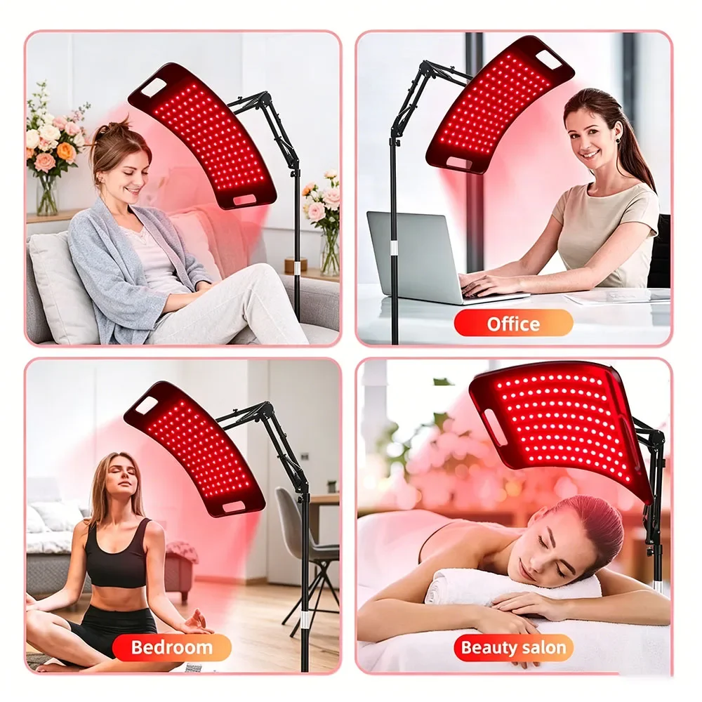 Professional Red Light Panel with Stand 660nm Red & 850nm Near Infrared Light Body Therapy Lamp
Professional Red Light Panel with Stand 660nm Red & 850nm Near Infrared Light Body Therapy Lamp