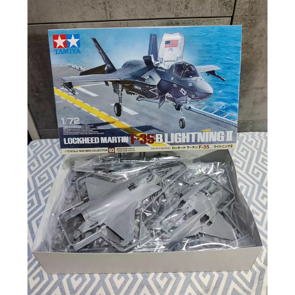 Tamiya 60793 1:72 Scale Lockheed F35 F35B F-35B Lightning II Fighter Aircraft Jet Plastic Assembly Model Kit Hobby Building Toy
Tamiya 60793 1:72 Scale Lockheed F35 F35B F-35B Lightning II Fighter Aircraft Jet Plastic Assembly Model Kit Hobby Building Toy