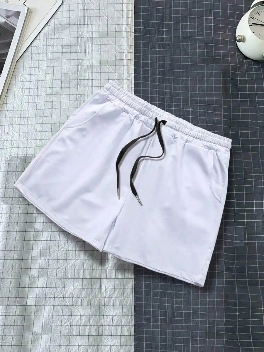 Black Solid Loose Fit Drawstring Waist Casual Shorts With Pockets
Black Solid Loose Fit Drawstring Waist Casual Shorts With Pockets