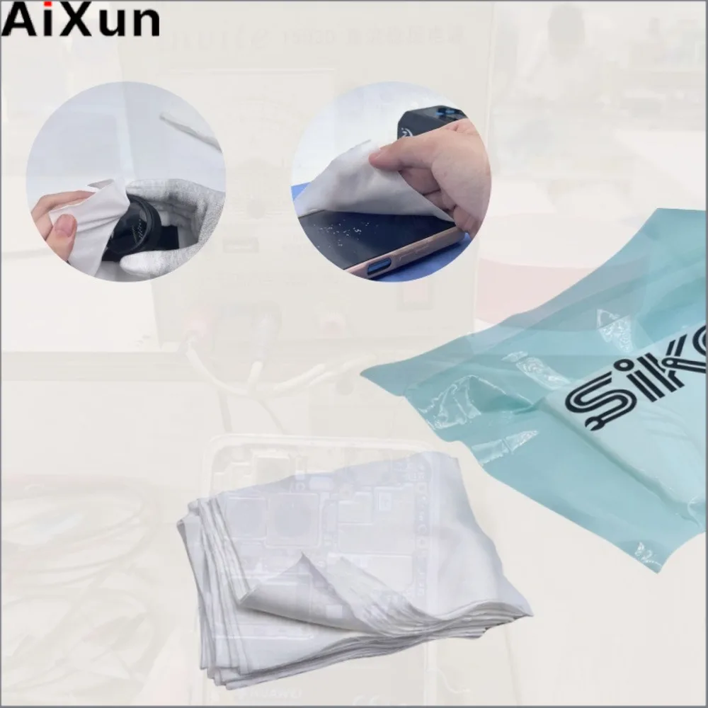 5X Absorbency Microfiber Cloth 50pcs/pack Anti-Static ESD Safe Deep Clean Screens Without Residue for Lens/Phone/TV 10x10cm
5X Absorbency Microfiber Cloth 50pcs/pack Anti-Static ESD Safe Deep Clean Screens Without Residue for Lens/Phone/TV 10x10cm