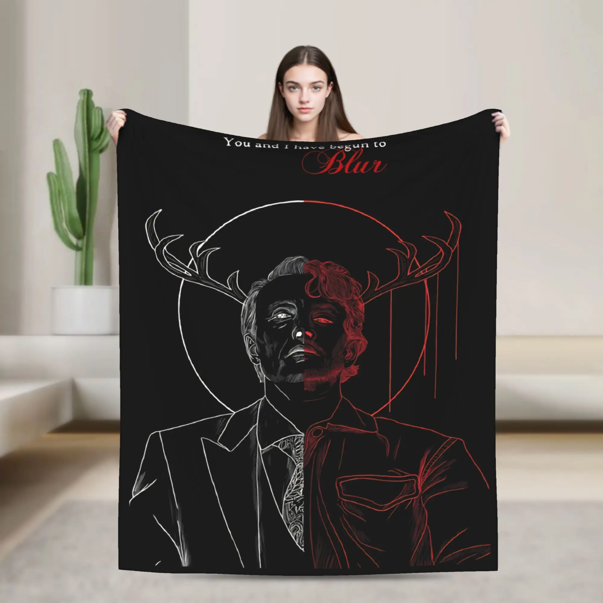 Blur - Hannigram Hannibal Blanket Flannel Novelty Warm Throw Blankets for Bedding Lounge Summer,
Blur - Hannigram Hannibal Blanket Flannel Novelty Warm Throw Blankets for Bedding Lounge Summer,