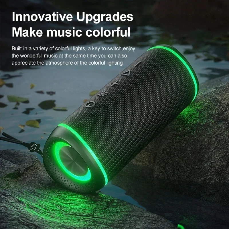 Многофункциональный беспроводной Bluetooth-динамик, мощный звуковой ящик, уличный портативный сабвуфер, RGB-подсветка, тканевый водонепроницаемый динамик
Многофункциональный беспроводной Bluetooth-динамик, мощный звуковой ящик, уличный портативный сабвуфер, RGB-подсветка, тканевый водонепроницаемый динамик