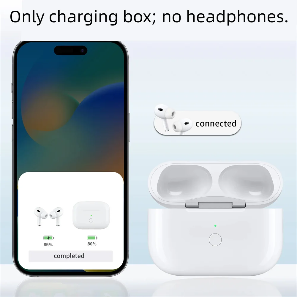 Charging Case For IOS/Type-C Port Charger Case with Bluetooth-Compatible Pairing Sync Button for AirPods Pro 2nd & 1st Gen Pro1
Charging Case For IOS/Type-C Port Charger Case with Bluetooth-Compatible Pairing Sync Button for AirPods Pro 2nd & 1st Gen Pro1