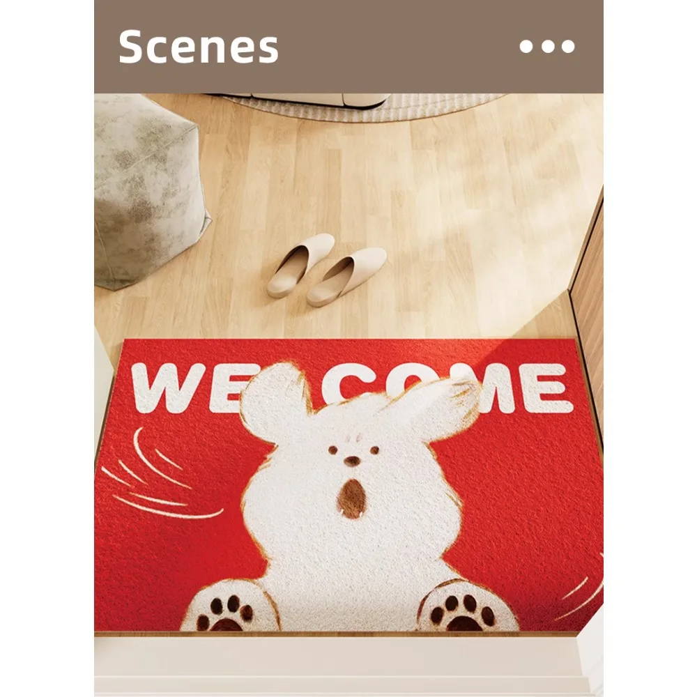 Funny Scribbled Puppy Silk Ring Door Mat Can Be Cut Red Carpet Dust Resistant Door Mat
Funny Scribbled Puppy Silk Ring Door Mat Can Be Cut Red Carpet Dust Resistant Door Mat