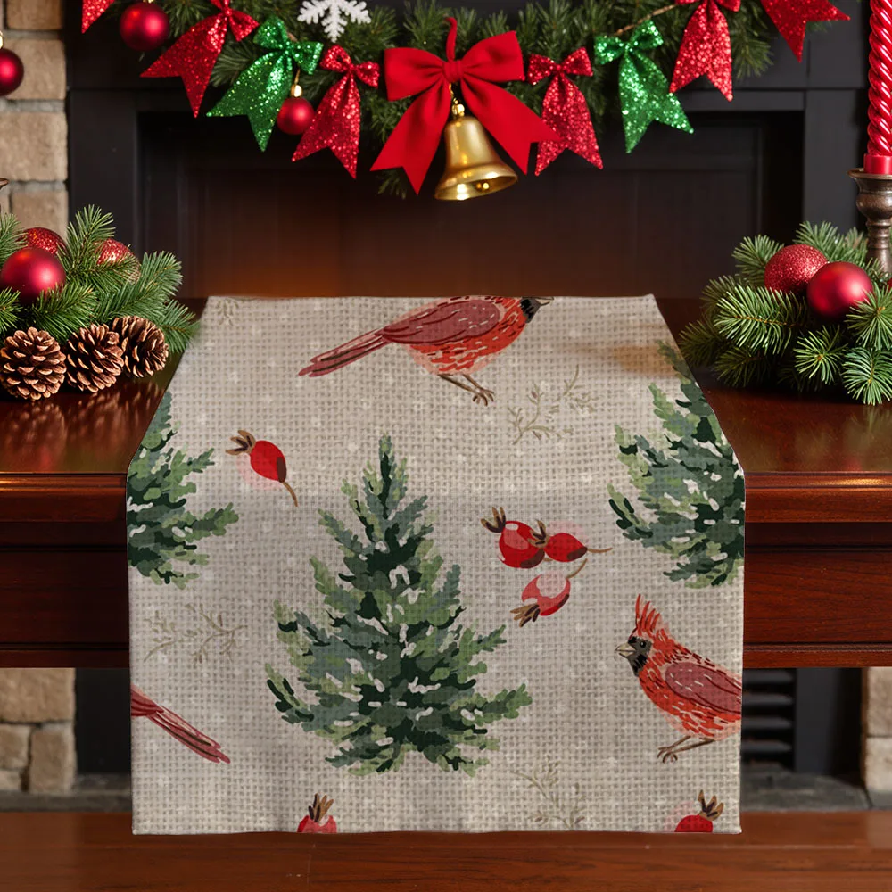 Christmas table runners winter Table decoration and accessories for Festival home decor party tablecloth
Christmas table runners winter Table decoration and accessories for Festival home decor party tablecloth