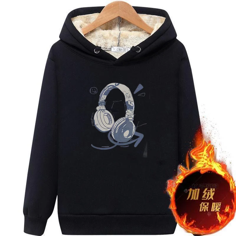 Мужская утепленная флисовая толстовка из овечьего вельвета с капюшоном, осенне-зимняя куртка для пар, модный брендовый свитшот большого размера, повседневная одежда
Мужская утепленная флисовая толстовка из овечьего вельвета с капюшоном, осенне-зимняя куртка для пар, модный брендовый свитшот большого размера, повседневная одежда