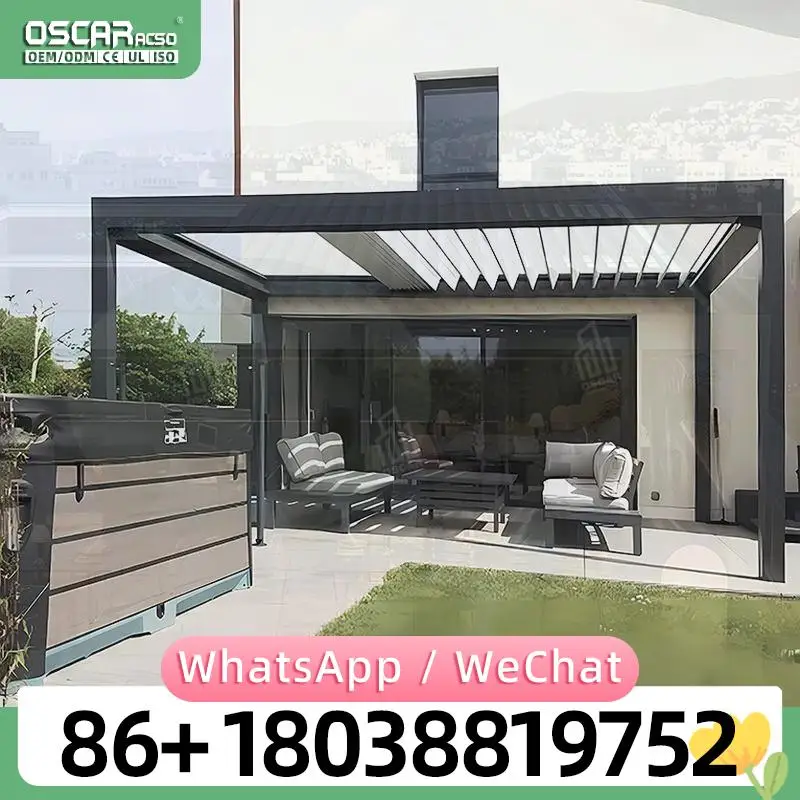 Hot Sale High Quality Electric Retractable Pergola Aluminum Frame for Balcony Cover Outdoor Patio Backyard pergola
Hot Sale High Quality Electric Retractable Pergola Aluminum Frame for Balcony Cover Outdoor Patio Backyard pergola