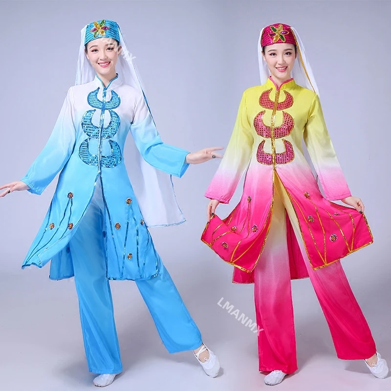 Uyghur, Er, Hui ethnic group performance costumes, ethnic dance costumes, Xinjiang dance costumes
Uyghur, Er, Hui ethnic group performance costumes, ethnic dance costumes, Xinjiang dance costumes