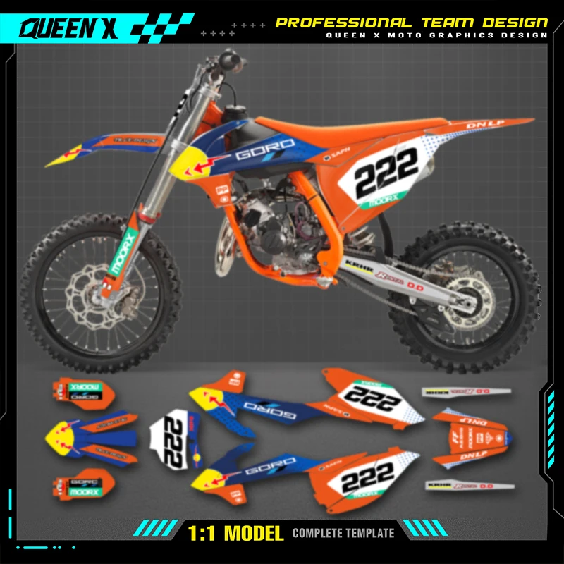 Queen X MOTOR Motorcycle Graphics Background Decal Stickers Kit For SX85 SX 85 2018 2019 2020 2021 2022 2023 2024
Queen X MOTOR Motorcycle Graphics Background Decal Stickers Kit For SX85 SX 85 2018 2019 2020 2021 2022 2023 2024