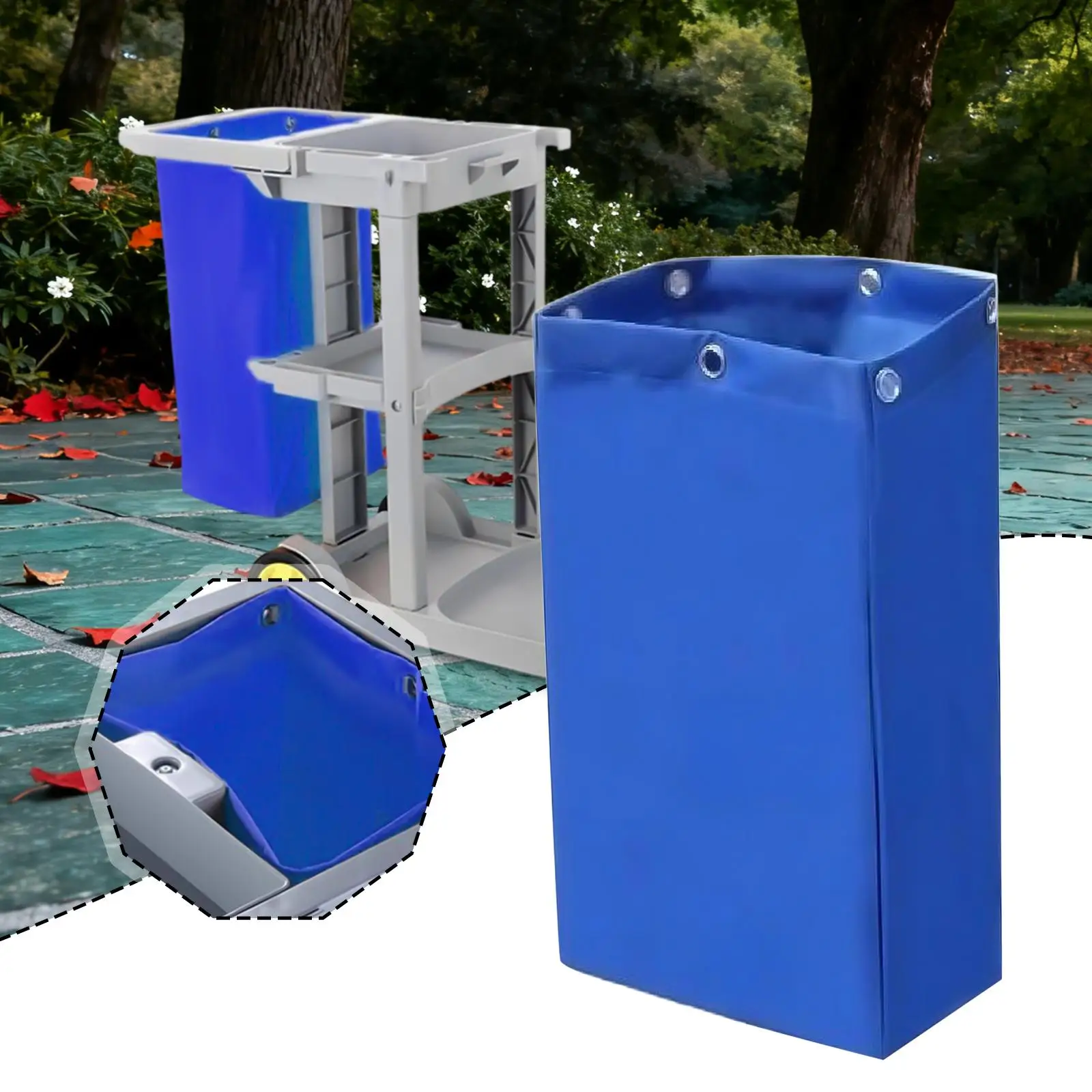 Сумка для чистки тележки, тканевая сумка на тележке, сменная сумка для инструментов Janitorial, водонепроницаемая сумка для домашних хозяйств, отель, мотель, кафе
Сумка для чистки тележки, тканевая сумка на тележке, сменная сумка для инструментов Janitorial, водонепроницаемая сумка для домашних хозяйств, отель, мотель, кафе