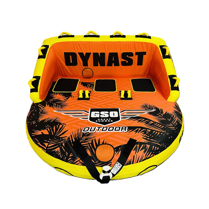 Sea Game Riding Boat Equipment Towable Tube Inflatable Boat Tubes For 3 Person Boating Inflatable Water Ski Sports
Sea Game Riding Boat Equipment Towable Tube Inflatable Boat Tubes For 3 Person Boating Inflatable Water Ski Sports