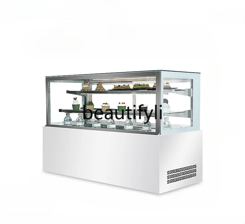 Refrigerated heating double temperature cooked food preservation display cabinet
Refrigerated heating double temperature cooked food preservation display cabinet