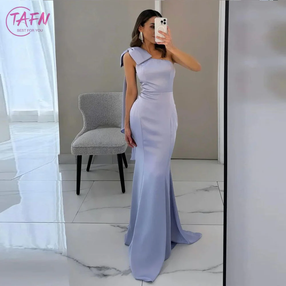 TAFN One-Shoulder Mermaid Formal Evening Dresses for Women Simple Prom Party Gown Floor-Length Elegant vestidos de fiesta
TAFN One-Shoulder Mermaid Formal Evening Dresses for Women Simple Prom Party Gown Floor-Length Elegant vestidos de fiesta