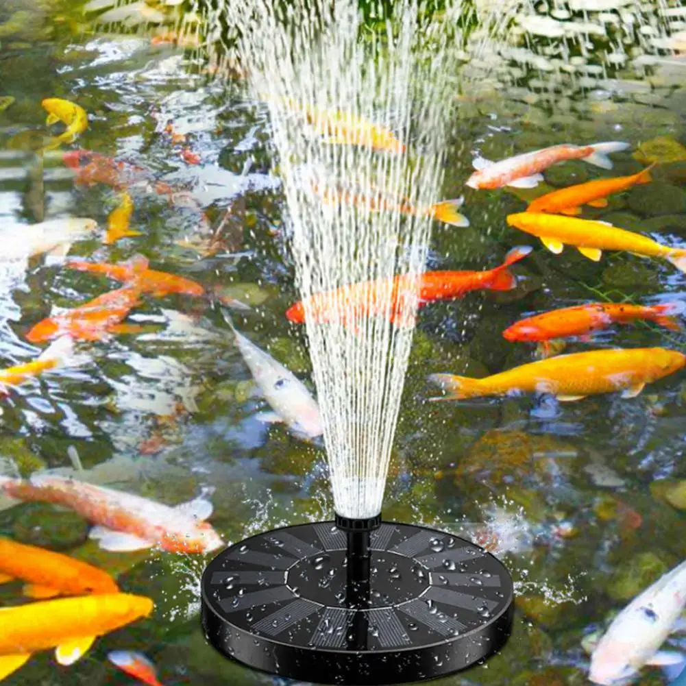 13*16cm Solar Fountain Pump Kit Solar Powered Bird Bath Fountain With 6 Spray Nozzles Floating Solar For Pond Pool Bird Bath
13*16cm Solar Fountain Pump Kit Solar Powered Bird Bath Fountain With 6 Spray Nozzles Floating Solar For Pond Pool Bird Bath