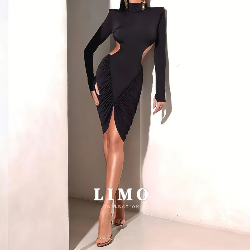 LIMO 2025 Fashionable Sexy Elegant Dress Women Spring Summer High Neck Backless Ruffle Design Polyester Chiffon Evening Party
LIMO 2025 Fashionable Sexy Elegant Dress Women Spring Summer High Neck Backless Ruffle Design Polyester Chiffon Evening Party