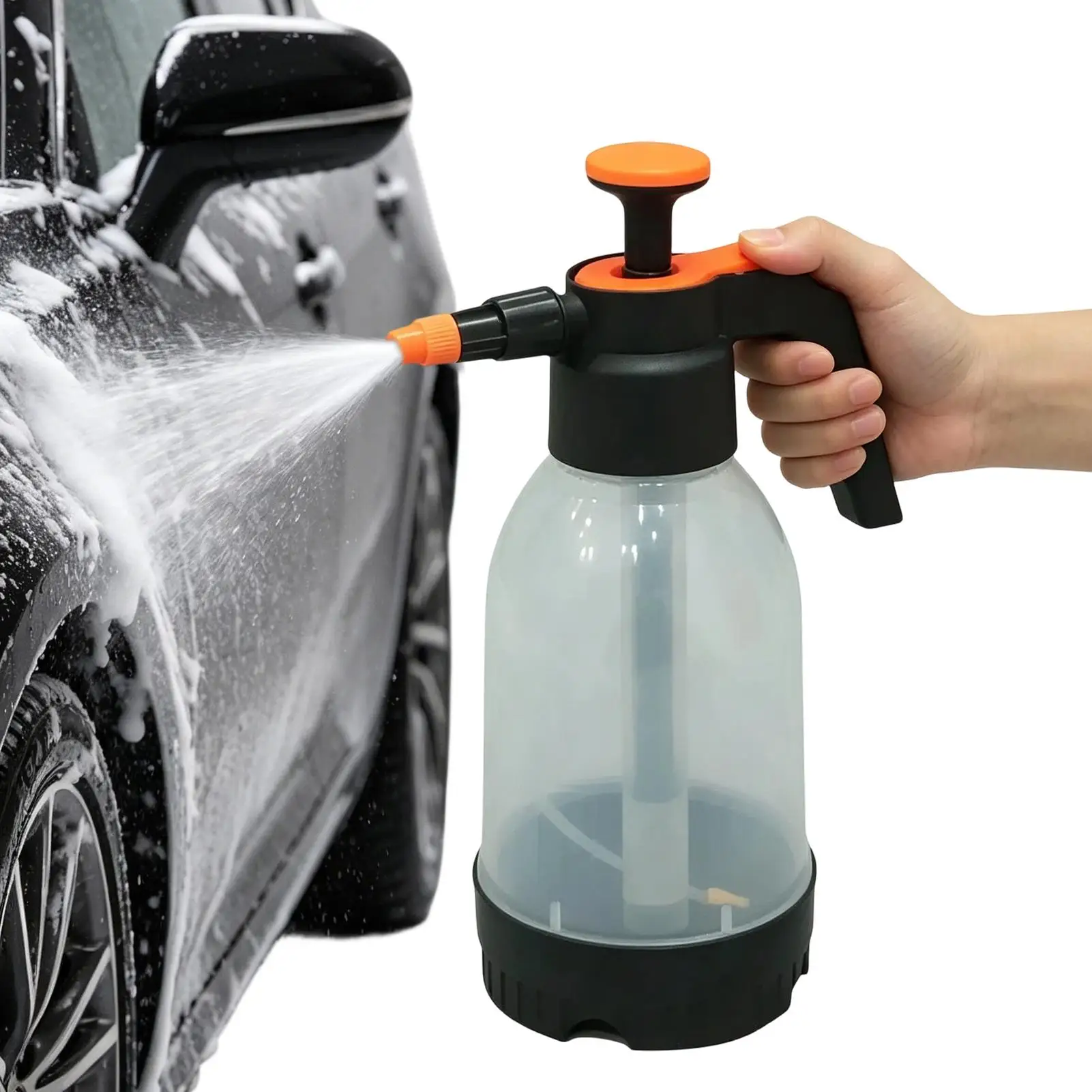 1.2L Car Hand Pressure Spray Bottle Handheld Cleaning Watering Can Household Gardening Pneumatic Car Wash Sprayer
1.2L Car Hand Pressure Spray Bottle Handheld Cleaning Watering Can Household Gardening Pneumatic Car Wash Sprayer