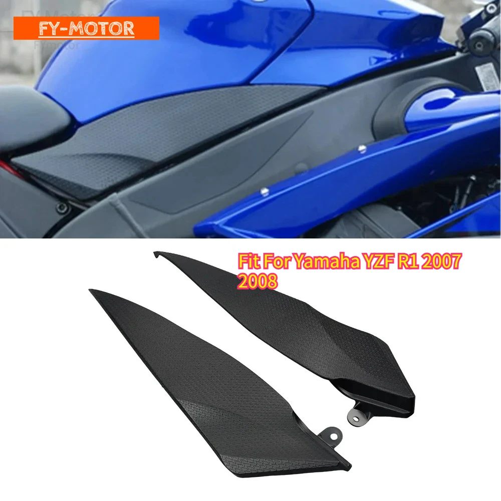 For Yamaha YZF R1 2007-2008 ABS Black Plastic Gas Tank Side Trim Cover Guard, Fairing Decoration Panel
For Yamaha YZF R1 2007-2008 ABS Black Plastic Gas Tank Side Trim Cover Guard, Fairing Decoration Panel
