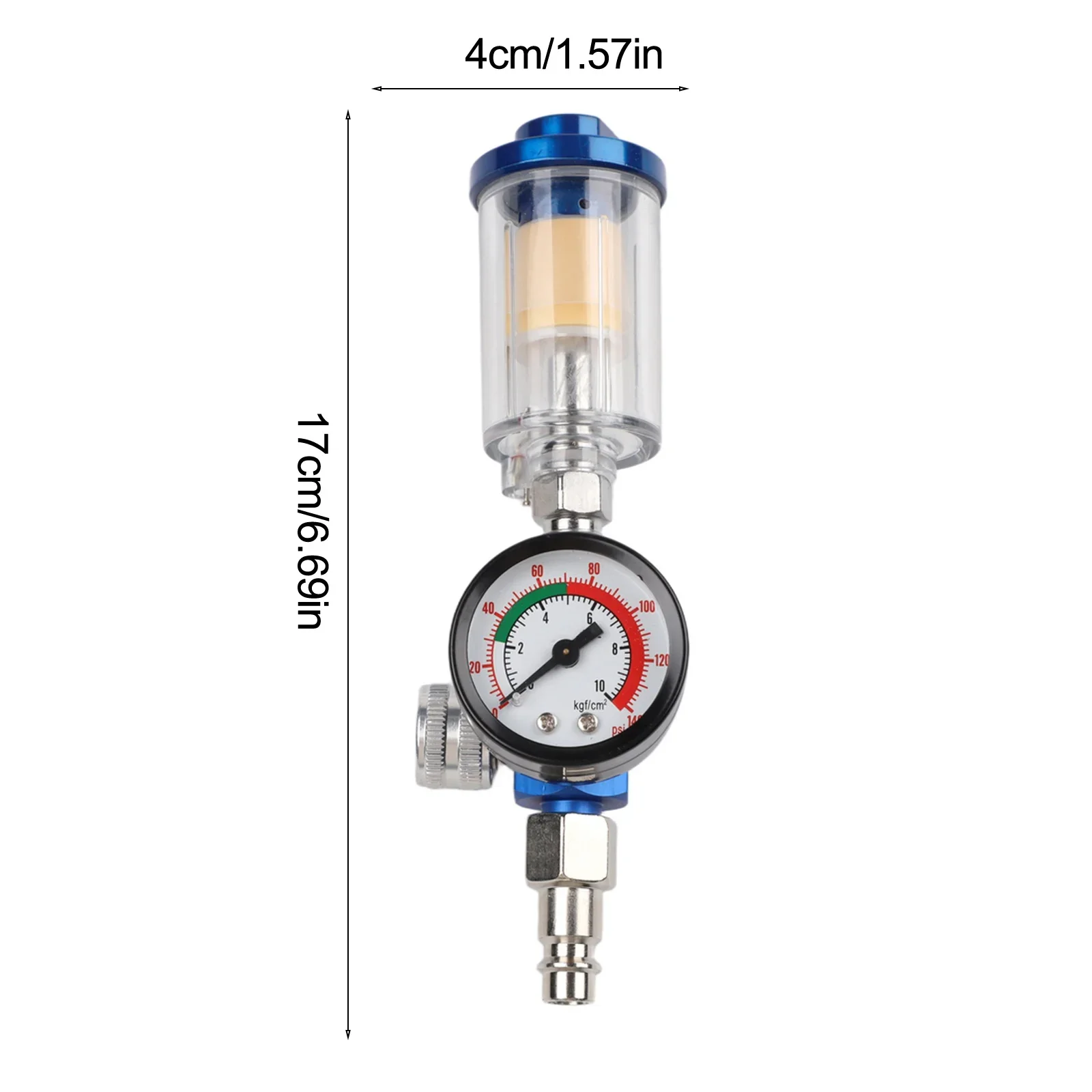 In-line Filter Air Regulator Gauge Airbrushing Hobby Painting Compact Filter Unit Moisture Separator For Airbrush
In-line Filter Air Regulator Gauge Airbrushing Hobby Painting Compact Filter Unit Moisture Separator For Airbrush