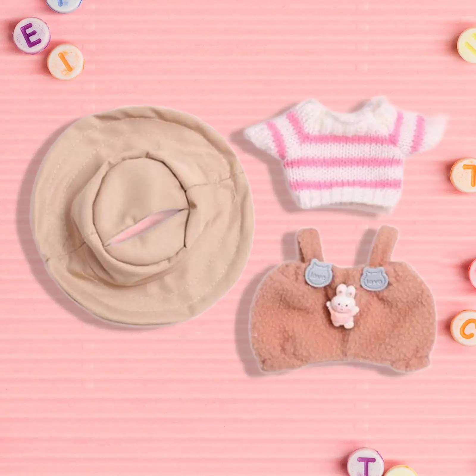 3x Dolls Suspender Pants with T Shirt Hat Miniature Clothes Accessory Costume Outfits for 15-17cm Dolls Dress up Girl Dolls
3x Dolls Suspender Pants with T Shirt Hat Miniature Clothes Accessory Costume Outfits for 15-17cm Dolls Dress up Girl Dolls