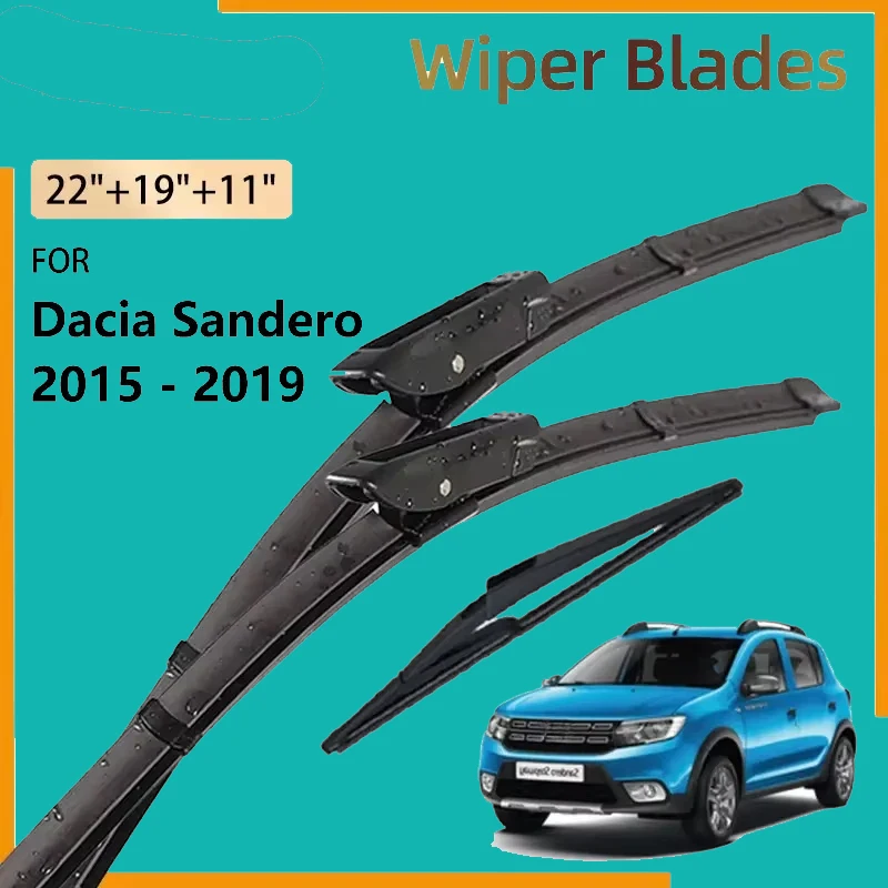 Car Front Rear Wiper Blades For Renault Dacia Sandero Stepway 2 II 2015 - 2019 2018 2017 2016 Windshield Windscreen Window Brush
Car Front Rear Wiper Blades For Renault Dacia Sandero Stepway 2 II 2015 - 2019 2018 2017 2016 Windshield Windscreen Window Brush
