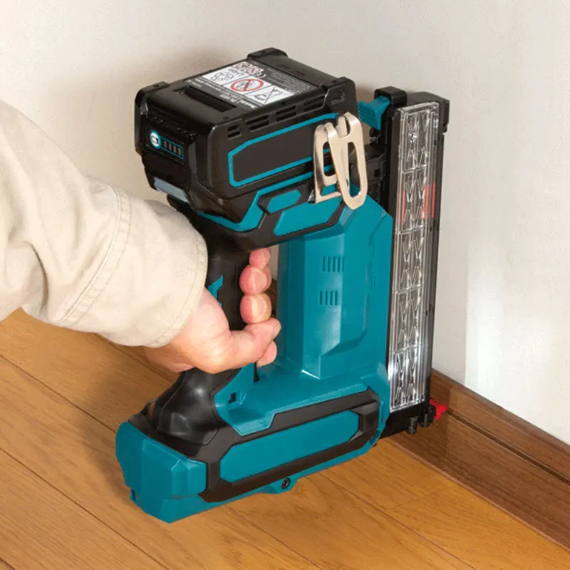 Cordless Lithium-Ion Battery-Powered Brad Nail Gun Single-Shot Automatic Woodworking Staple Gun Stainless Steel DIY
Cordless Lithium-Ion Battery-Powered Brad Nail Gun Single-Shot Automatic Woodworking Staple Gun Stainless Steel DIY