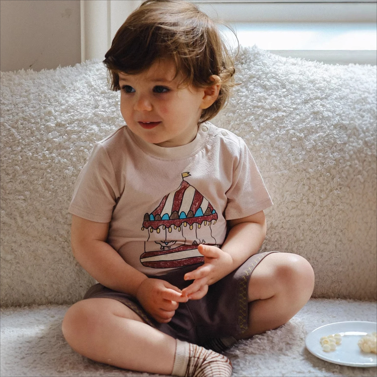 Boys T Shirt 2026 Spring and Summer New Children's Clothing Korean Style Boys and Girls Casual Cartoon Printed Buckle T Shirt
Boys T Shirt 2026 Spring and Summer New Children's Clothing Korean Style Boys and Girls Casual Cartoon Printed Buckle T Shirt