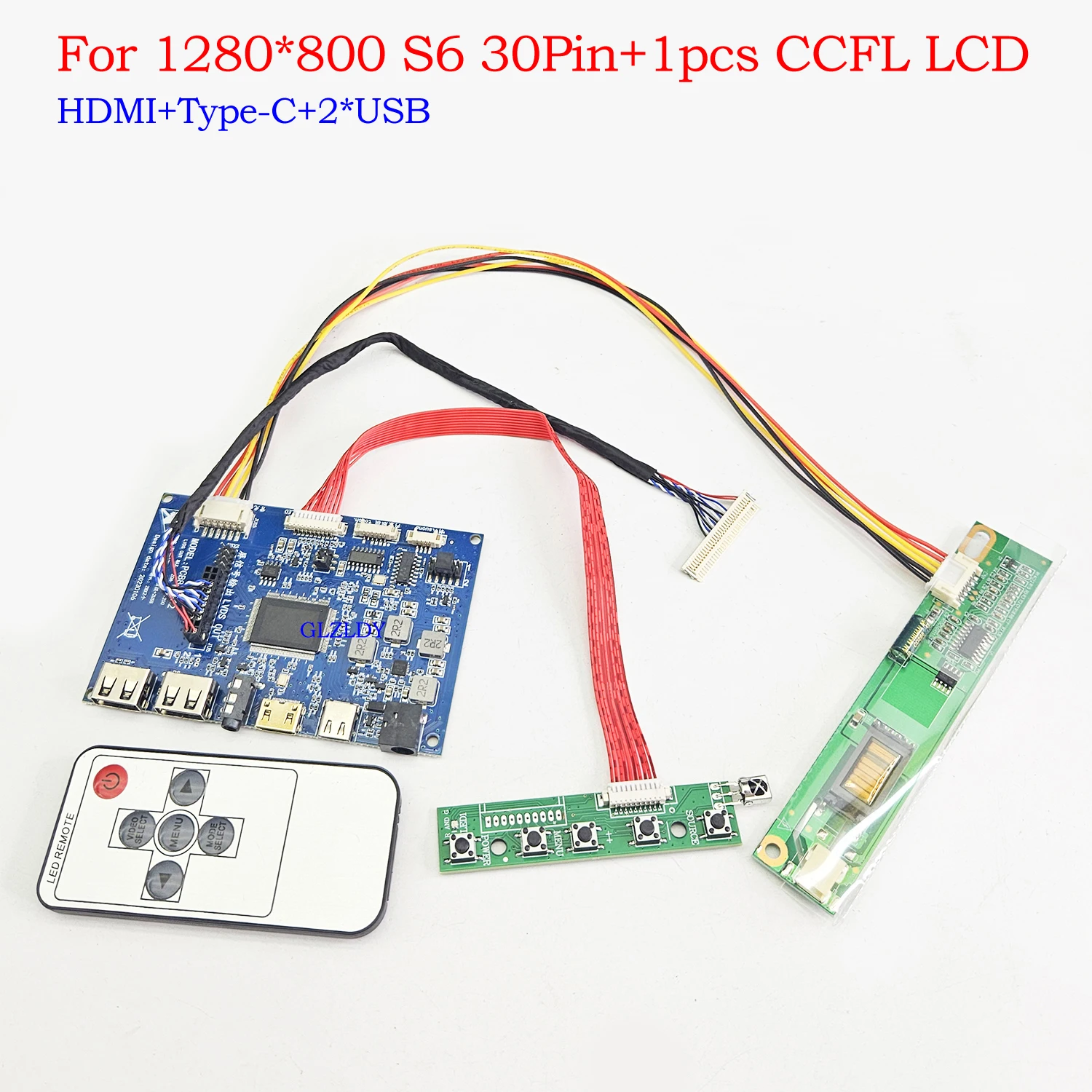 Driver Board For B154EW01 B154EW02 B154EW04 B154EW08 1280*800 LVDS 30Pin DIY laptop LCD Display controller HDMI+Typec+USB 1CCFL
Driver Board For B154EW01 B154EW02 B154EW04 B154EW08 1280*800 LVDS 30Pin DIY laptop LCD Display controller HDMI+Typec+USB 1CCFL
