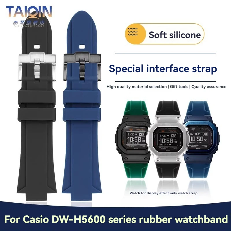 For Casio G-SHOCK Series DW-5600 DW-5610 GW-M5610 GW-5000 GW-B5600 GA2100 GM2100 DW-H5600 Modified Silicone Rubber Watch Strap
For Casio G-SHOCK Series DW-5600 DW-5610 GW-M5610 GW-5000 GW-B5600 GA2100 GM2100 DW-H5600 Modified Silicone Rubber Watch Strap